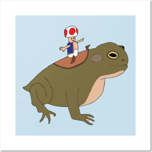 Toad Riding Toad Posters and Art